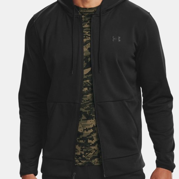 HOST'S PICK 🙏NWT Men's Armour Fleece® Full Zip Hoodie US SMALL - Picture 1 of 13